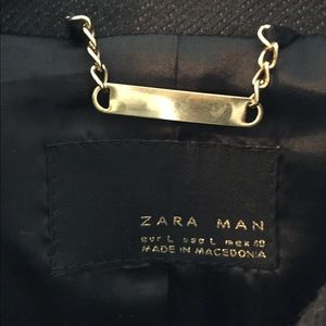 Dark Grey wool men jacket